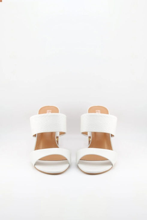 Jorge Bischoff Elegant Two-Strap Block Heel Sandals